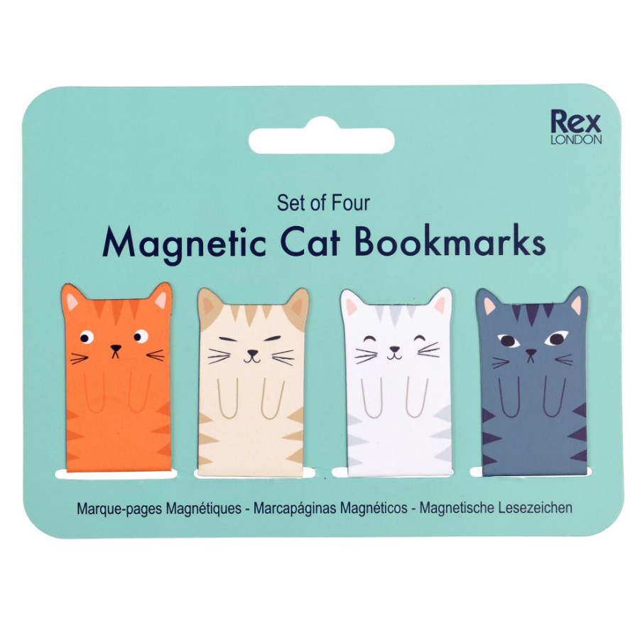 Magnet Cat Bookmarks (set of 4)