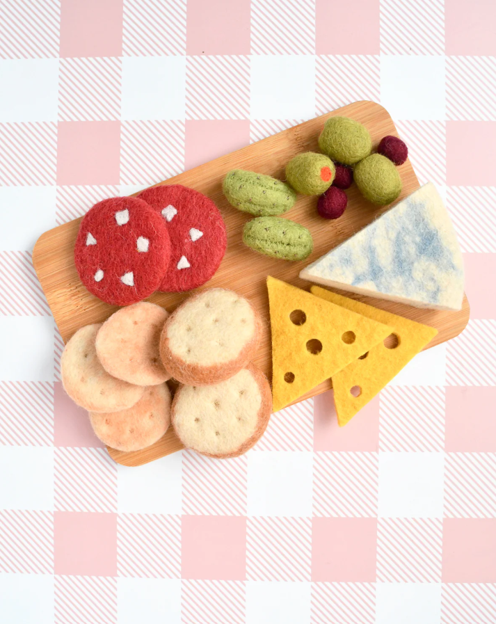 Felt Charcuterie Cheese Platter Set