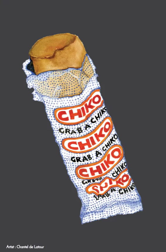 Tea Towel - Chiko Roll (Grey)