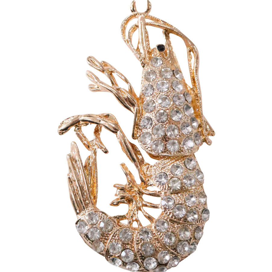 Ornament - Diamonte Prawn