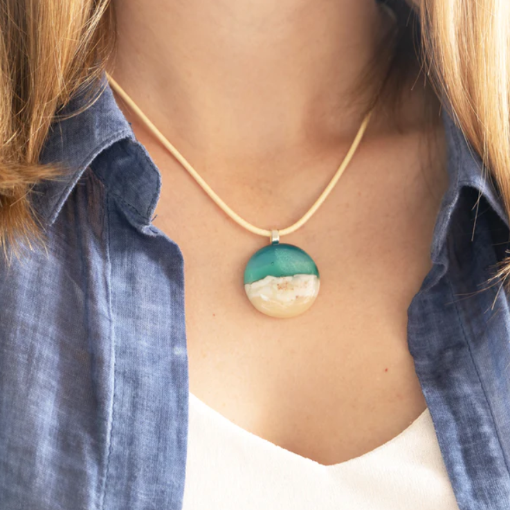 Ocean Essence - Emerald Sea Pendant