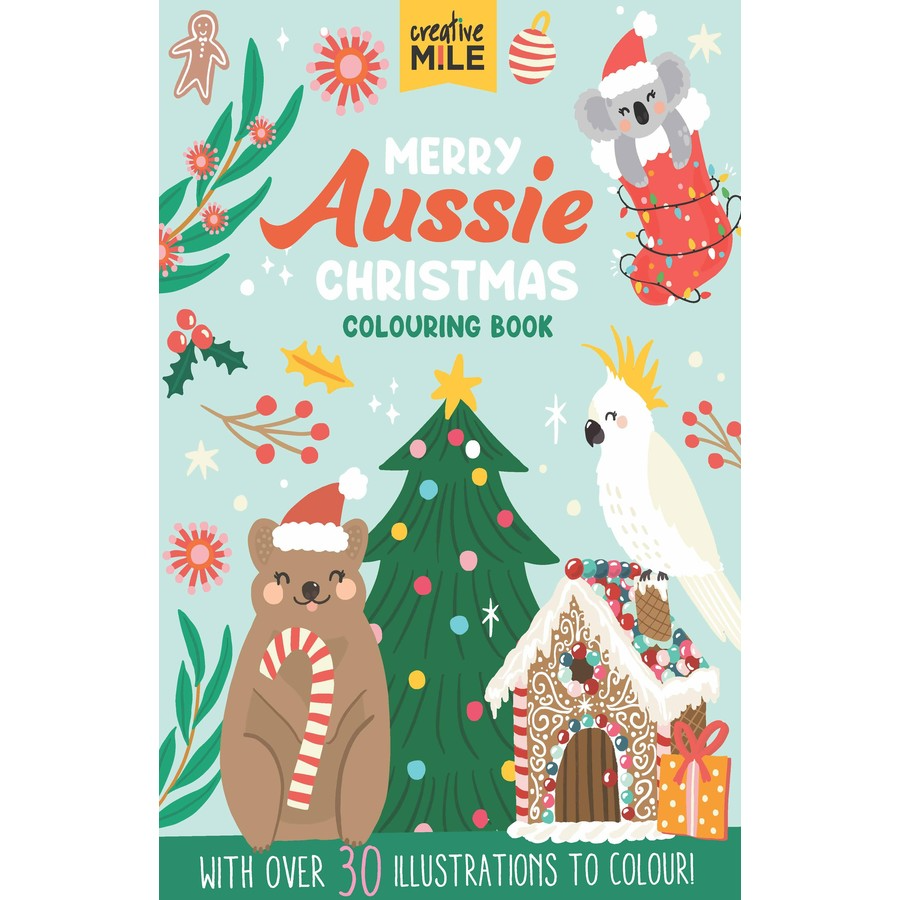 Merry Aussie Christmas Colouring Book