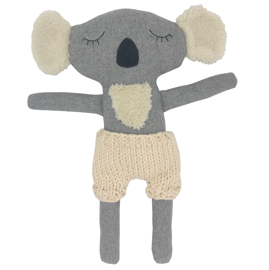 Fergus Koala – Eggplant & Poppy ~ Unique + Quirky Gifts