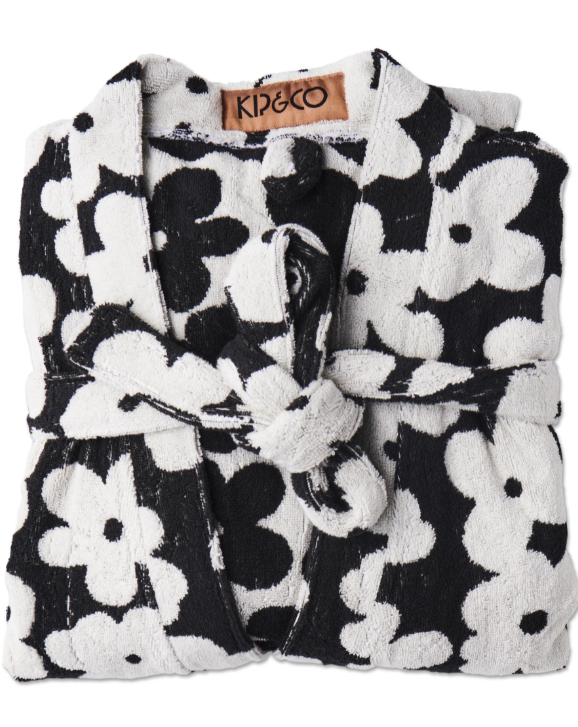 Terry Bath Robe - Flower Face