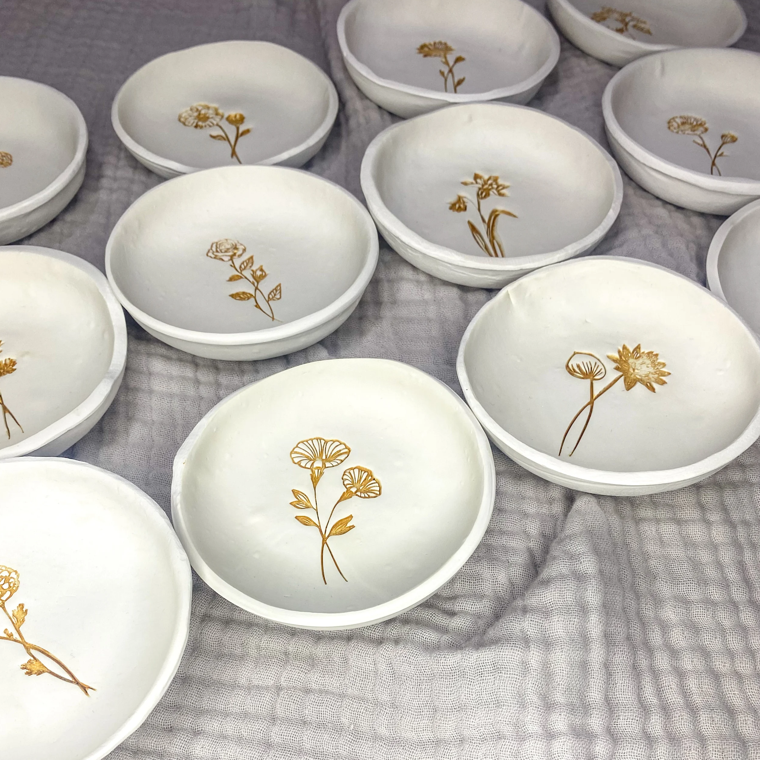 Birth Flower Trinket Dish