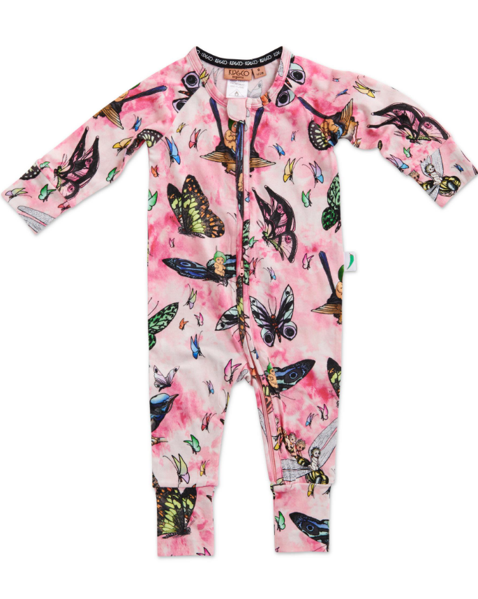 Baby Romper (Long Sleeve) - May Gibbs Fly Baby