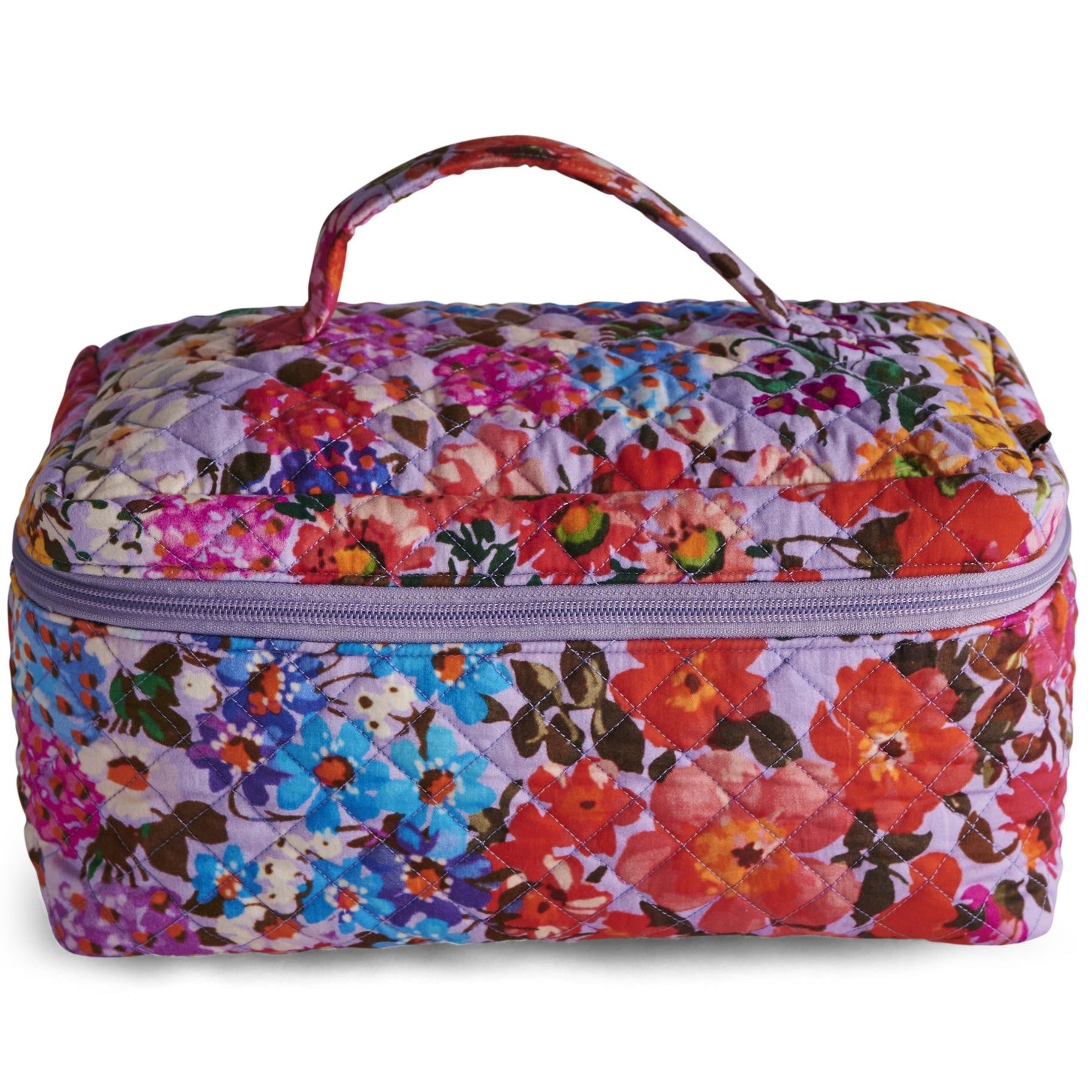 Quilted Toiletry Case - Forever Floral Lilac