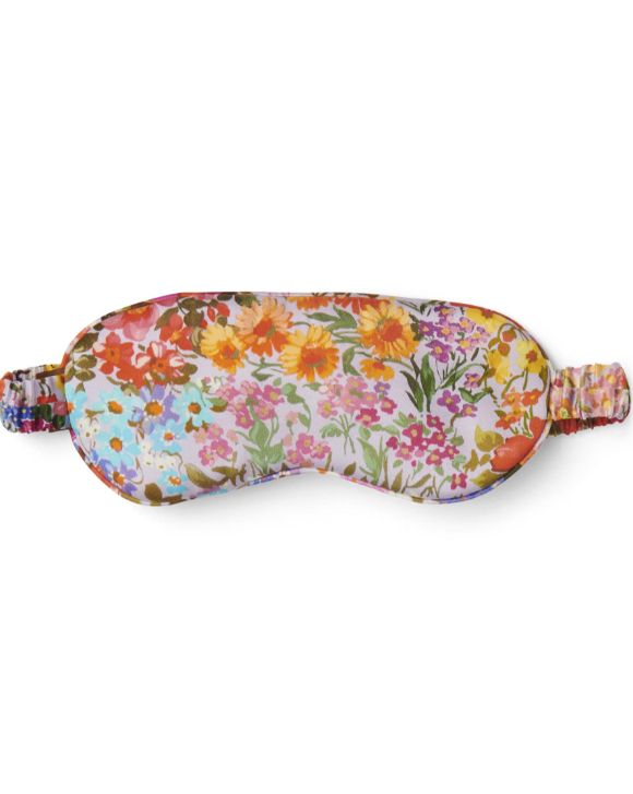 Silk Eye Mask - Forever Floral Lilac