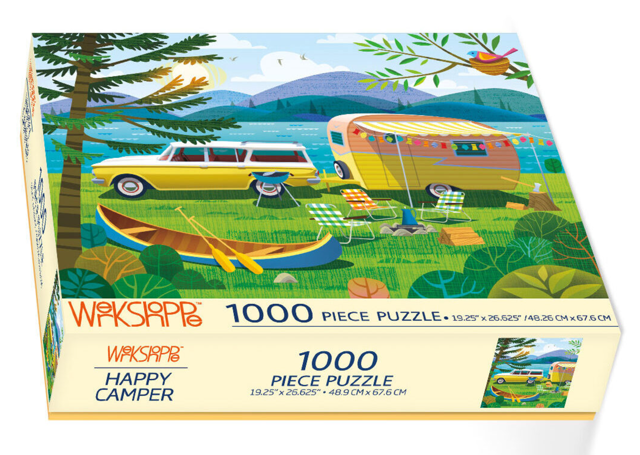 1000pc Puzzle - Happy Camper