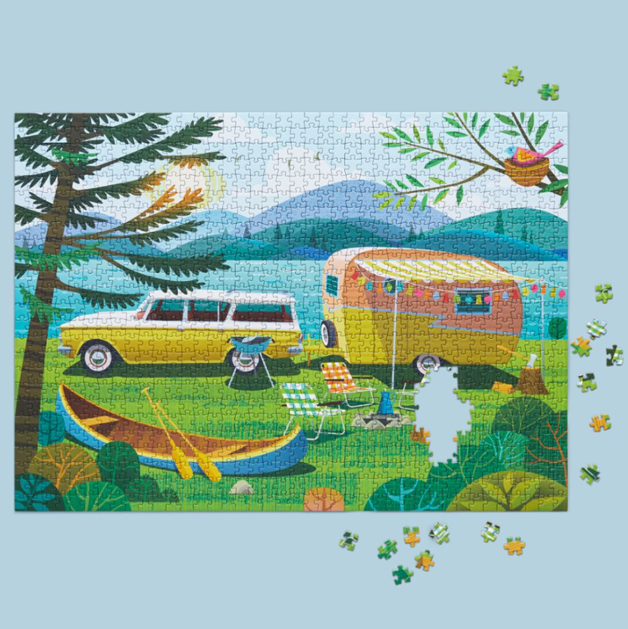 1000pc Puzzle - Happy Camper