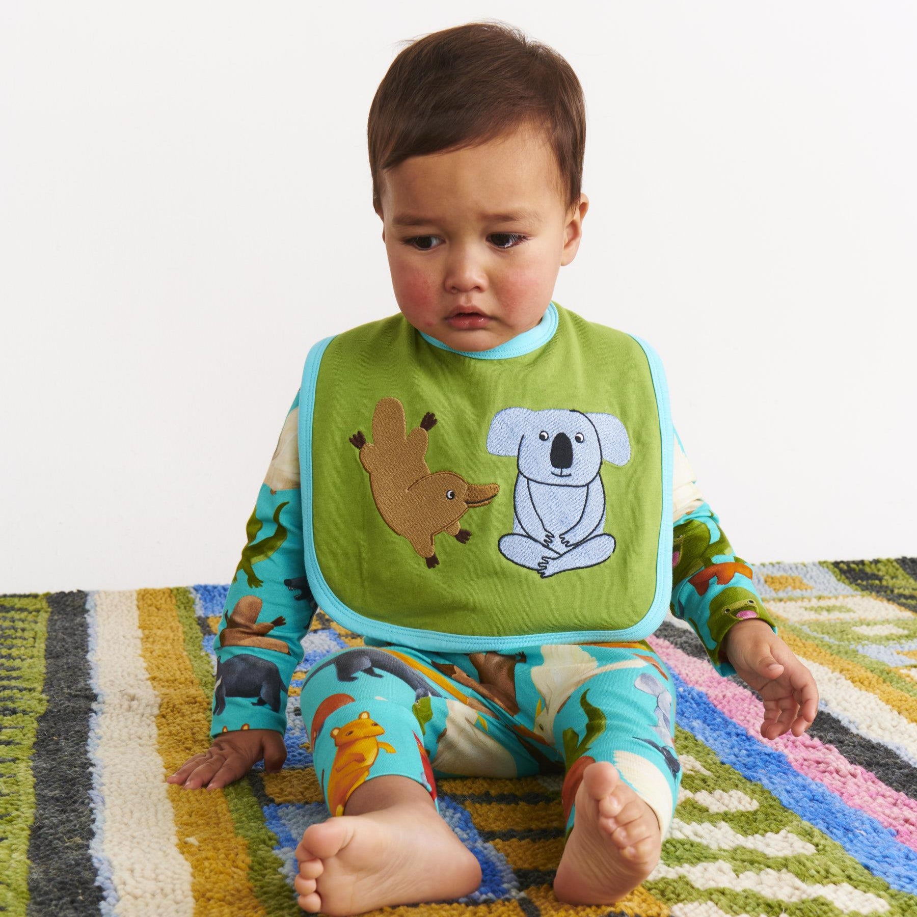 Organic Cotton Bib -  Home Among The Gum Trees