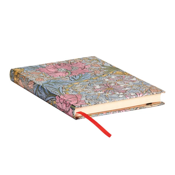 Hardcover Journal - Morris Pink Honeysuckle