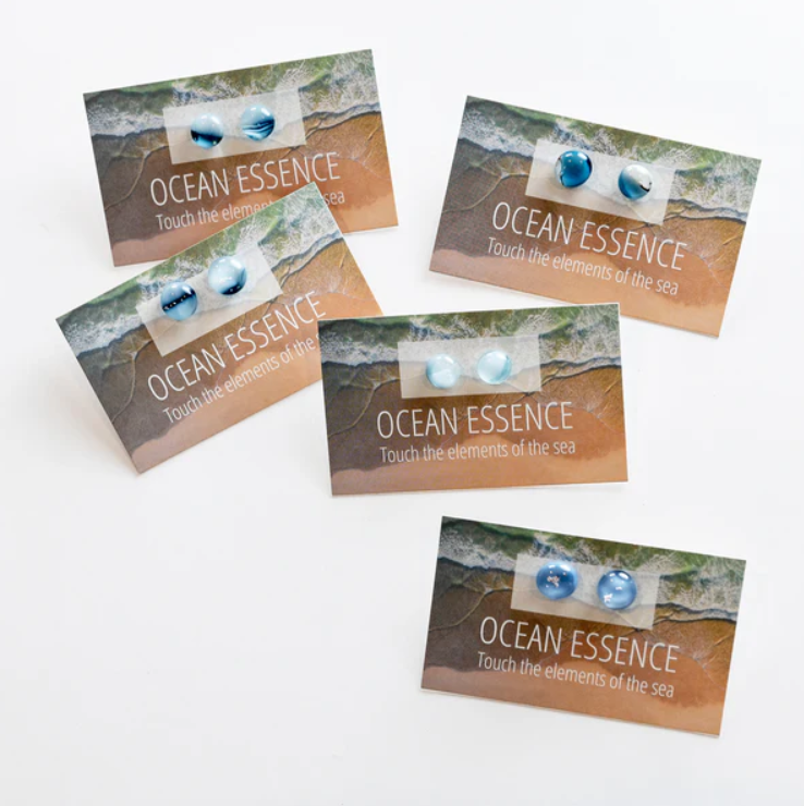 Ocean Essence - Icy Shores Stud Earrings