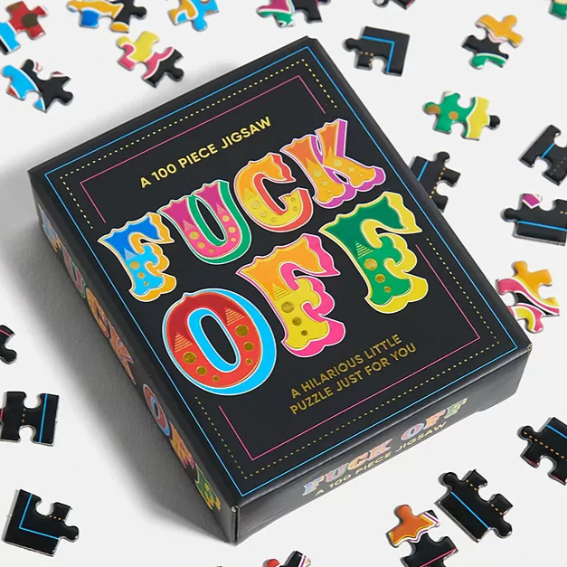 Fuck off: A jigsaw puzzle