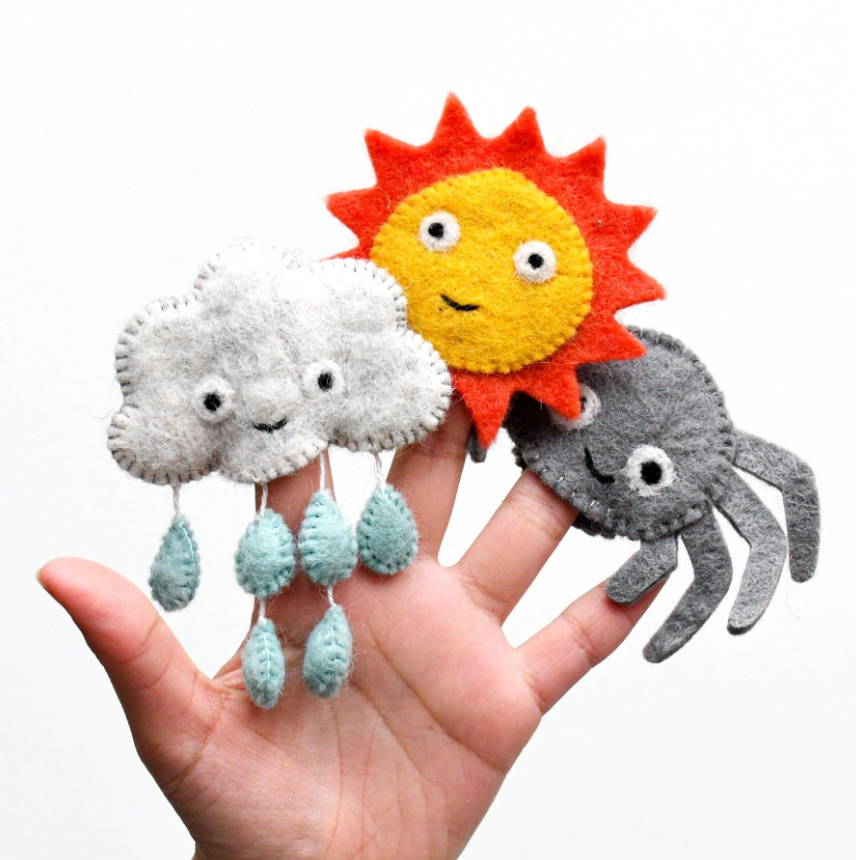 Finger Puppet Set - Itsy Bitsy Spider