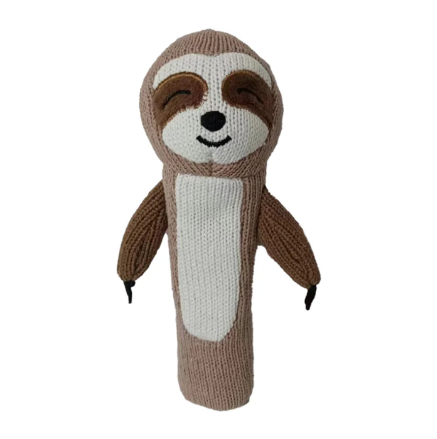 Knit Rattle - Sloth