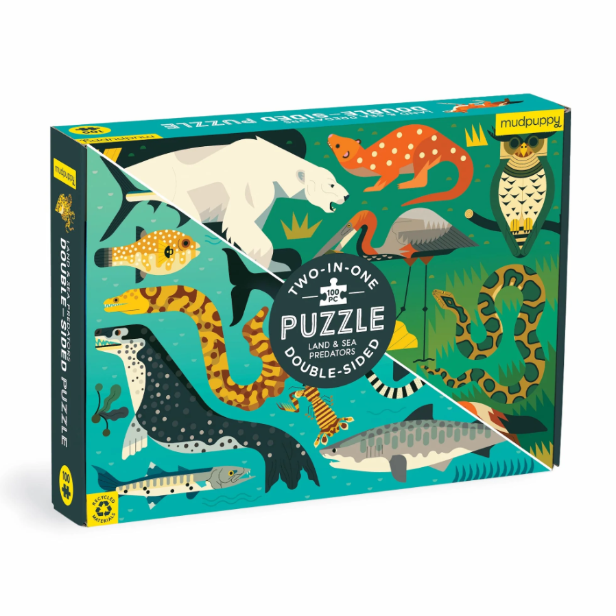 100pc Double Sided Puzzle - Land & Sea