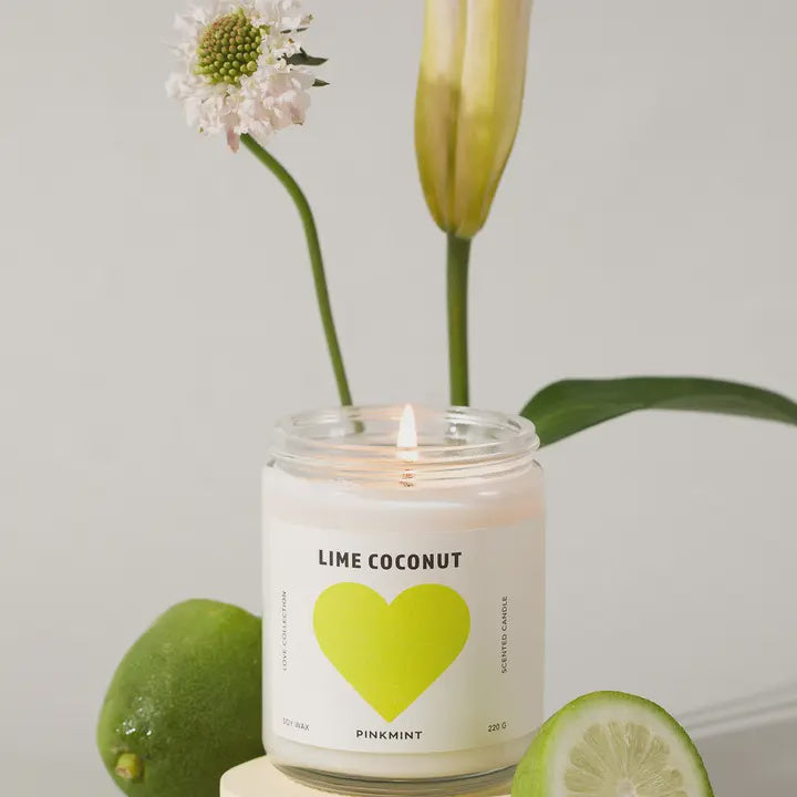 Lime Coconut Soy Candle