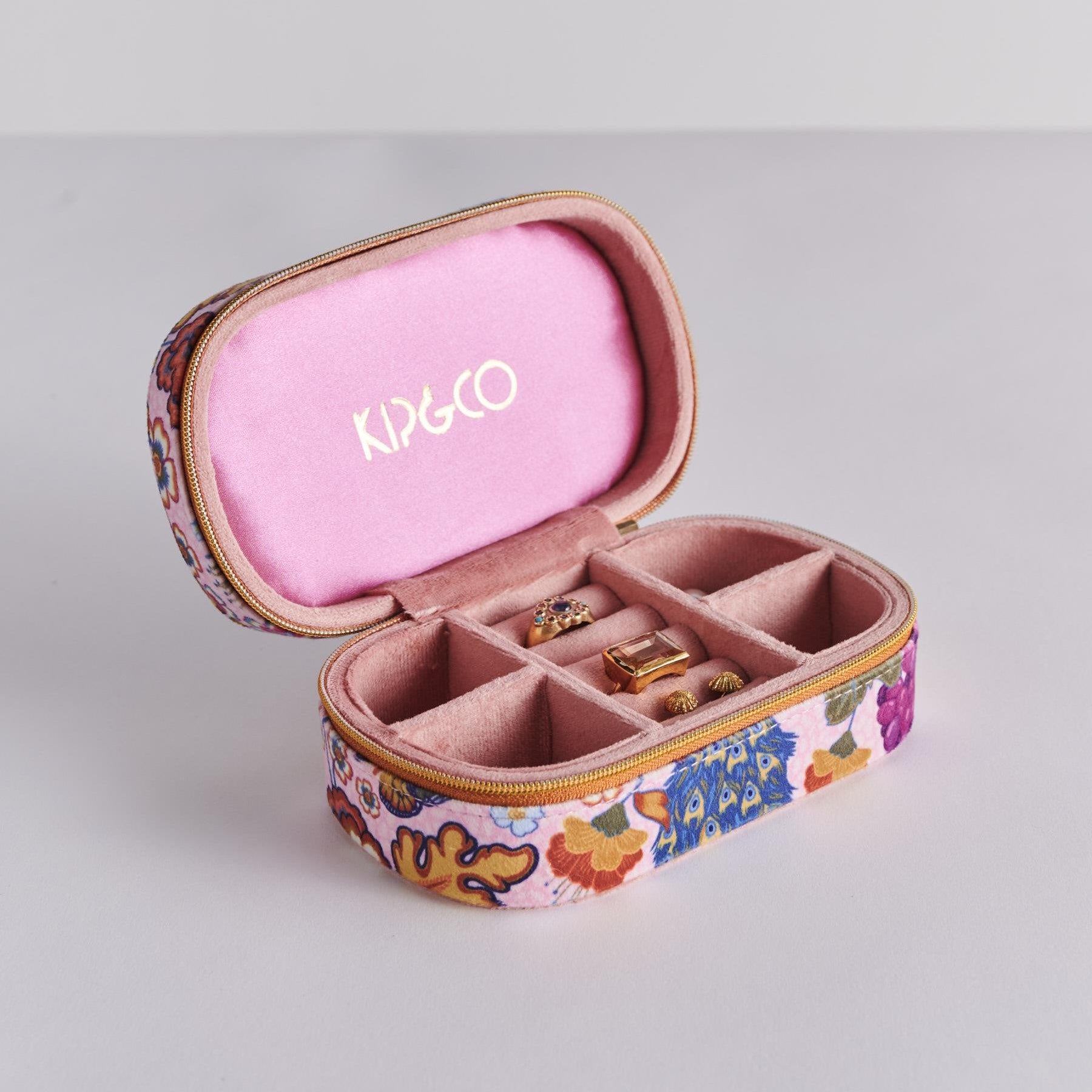 Travel Velvet Jewellery Box - Lyon