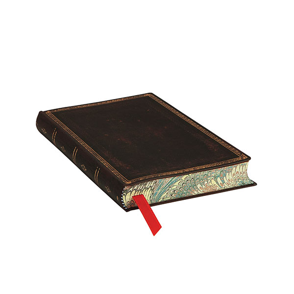 Softcover Flexi Journal - Black Moroccan