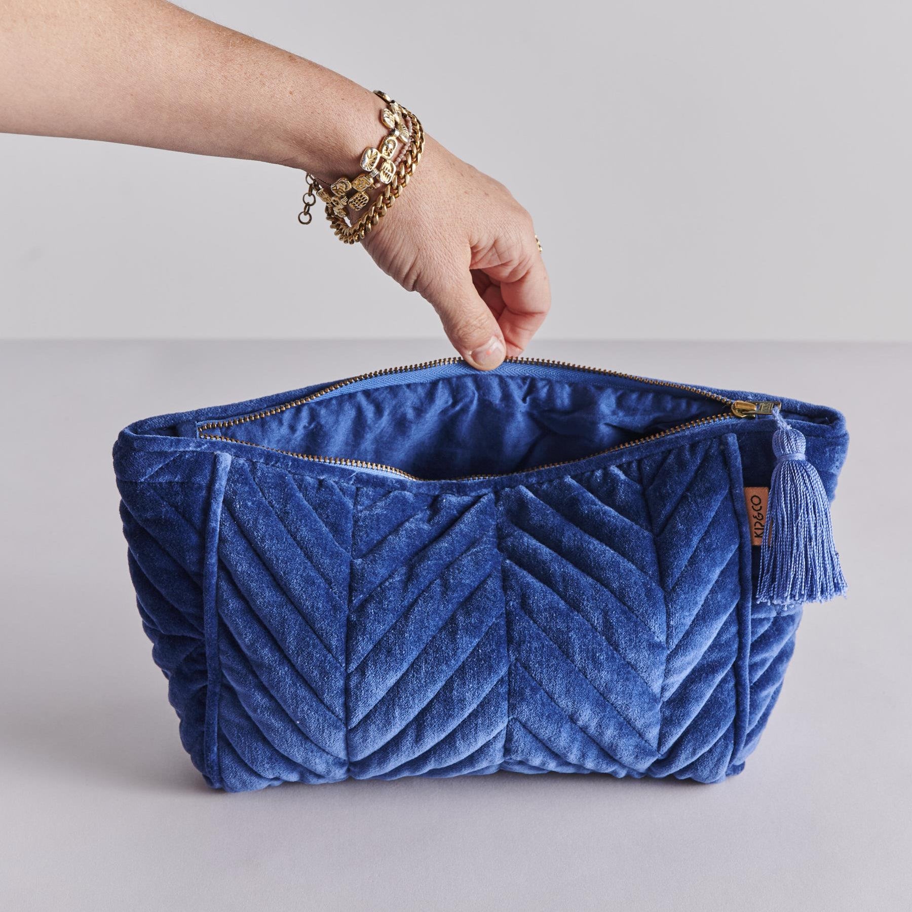 Velvet Toiletry Bag - Ocean Dreamer