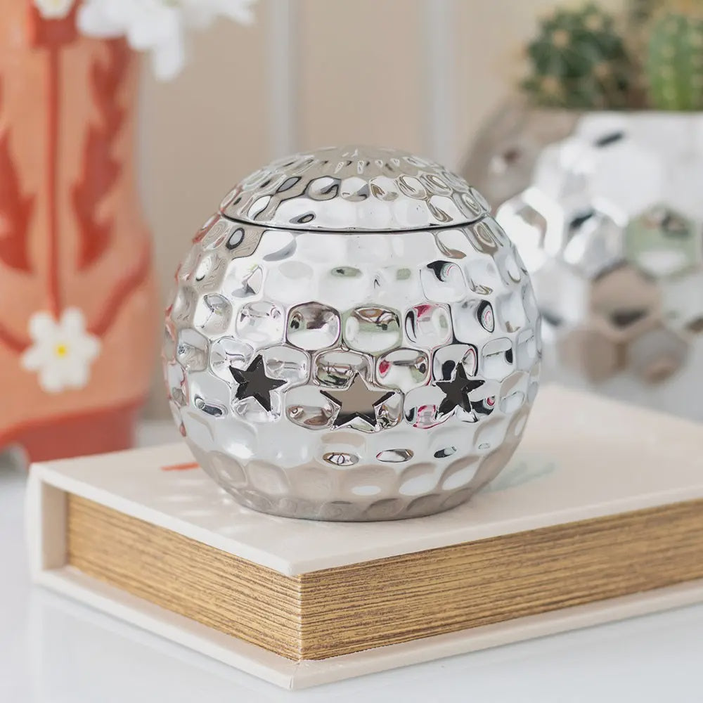 Oil Burner - Silver Disco Ball