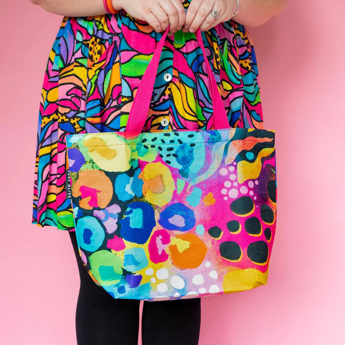 Ruby Olive x Kasey Rainbow Phoenix Tote Bag