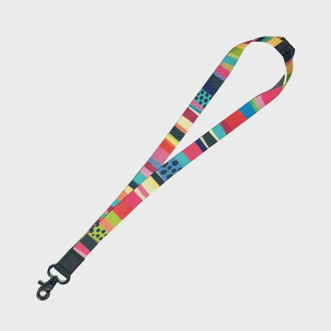 Rainbow Stripe Lanyard