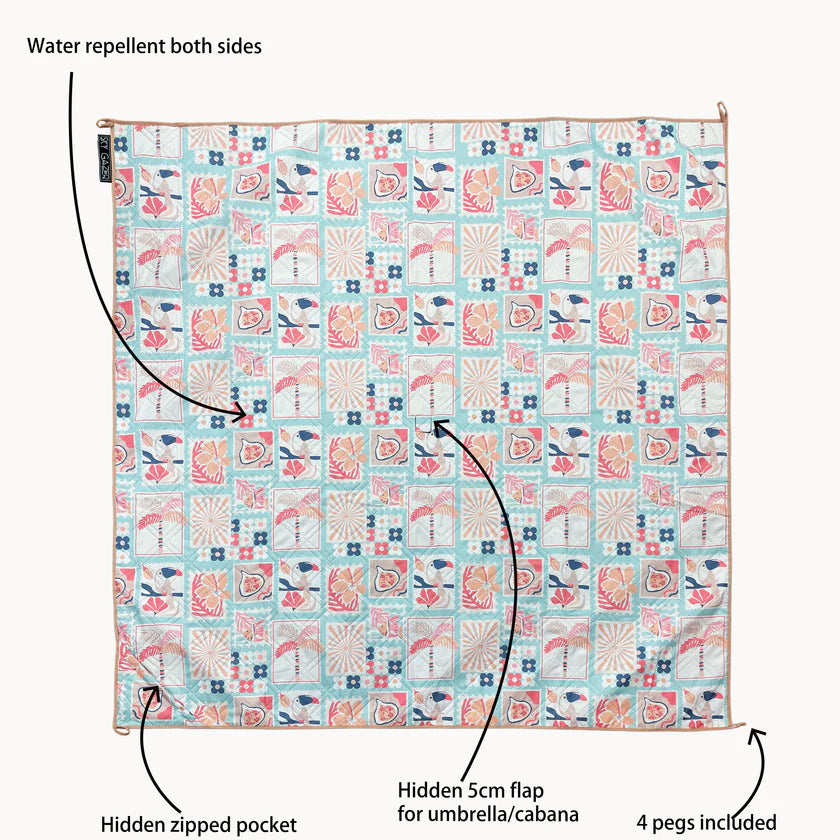 The Anywhere Picnic Mat - Shelly (large)