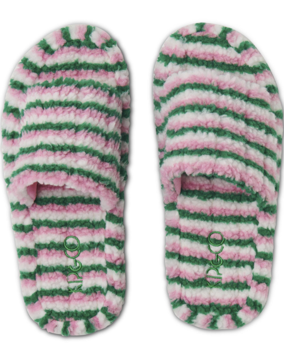 Quilted Sherpa Slippers - St Barts