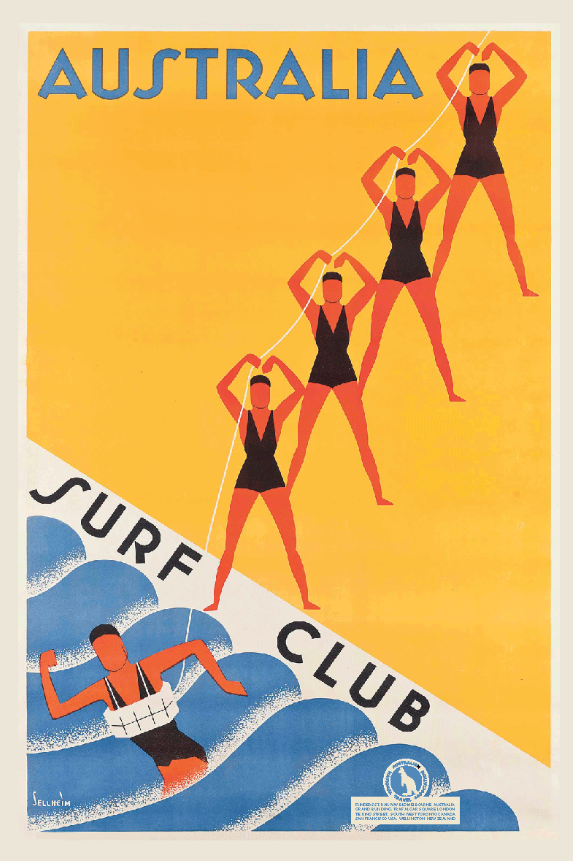 Tea Towel - Surf Club