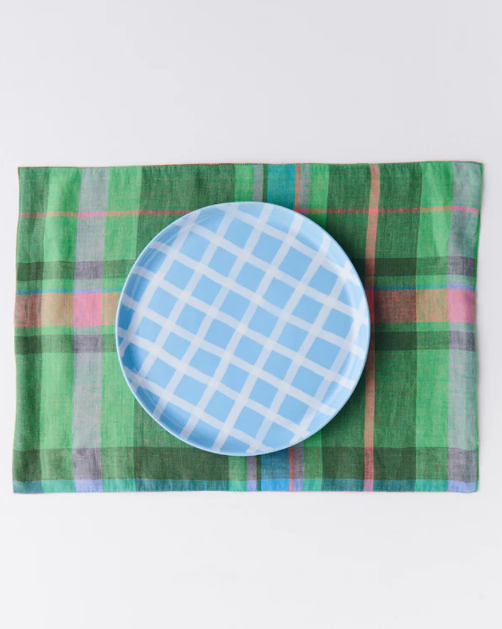 Linen Placemat Set of 4 - Jewel Of The Nile Tartan