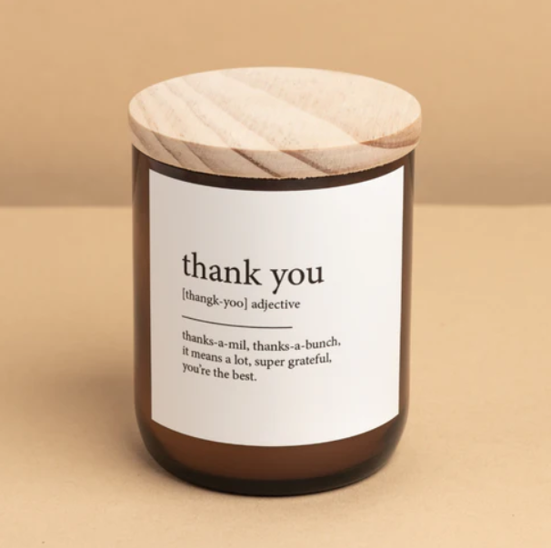 Commonfolk Candle - Thank You Meaning