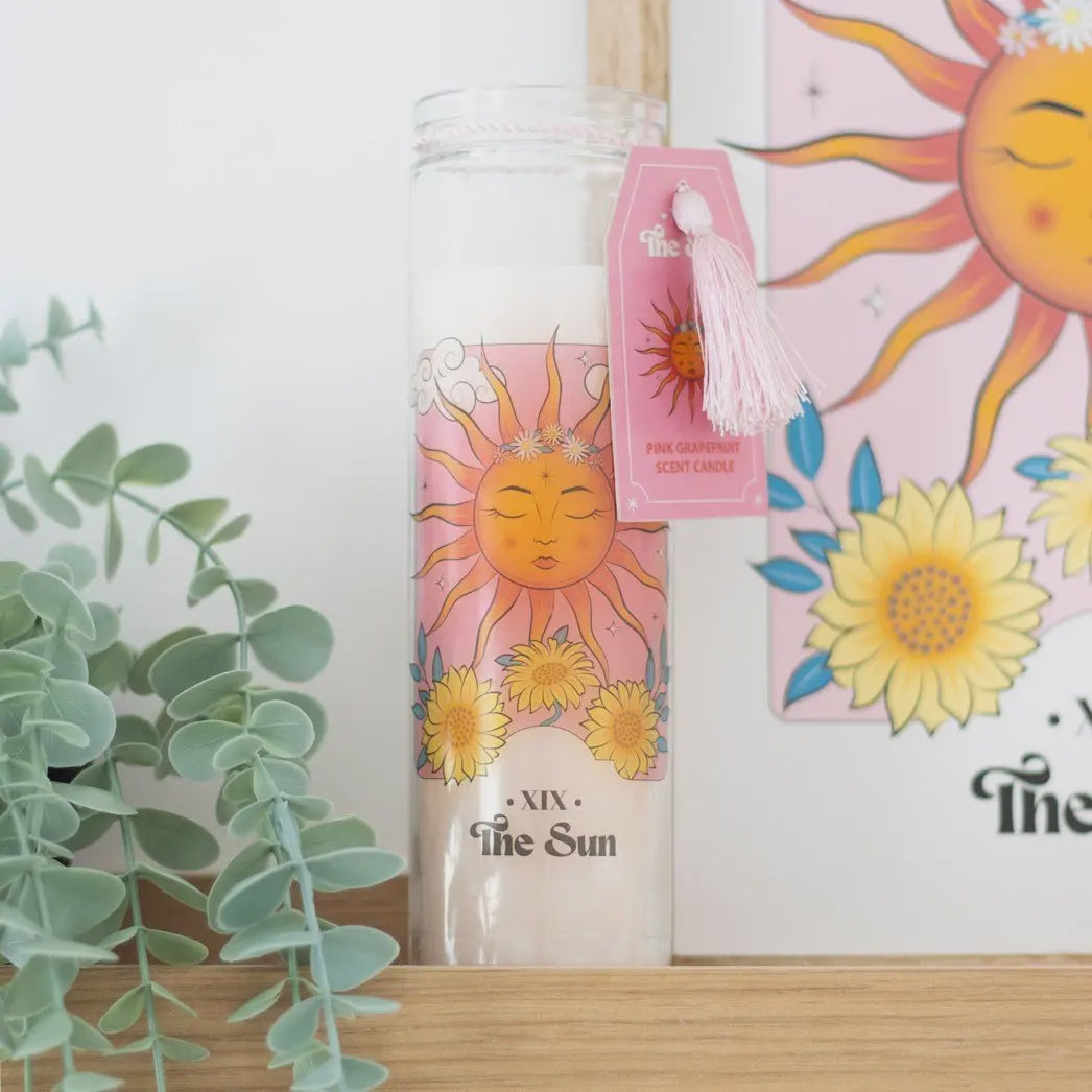 The Sun Candle - Pink Grapefruit