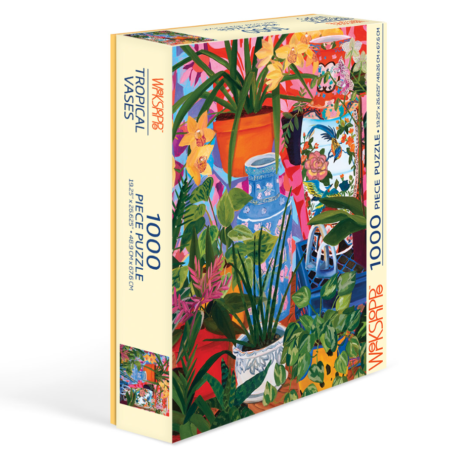 1000pc Puzzle - Tropical Vases