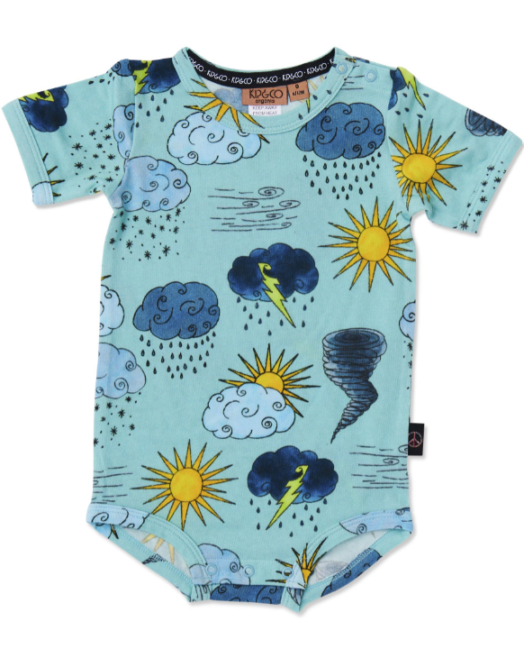 Baby Romper (Short Sleeve) - Weather Report