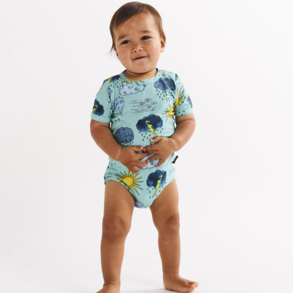 Baby Romper (Short Sleeve) - Weather Report