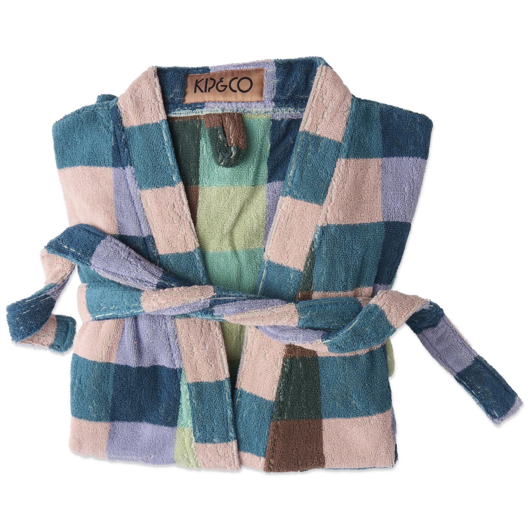 Terry Bath Robe - Woodlands Tartan