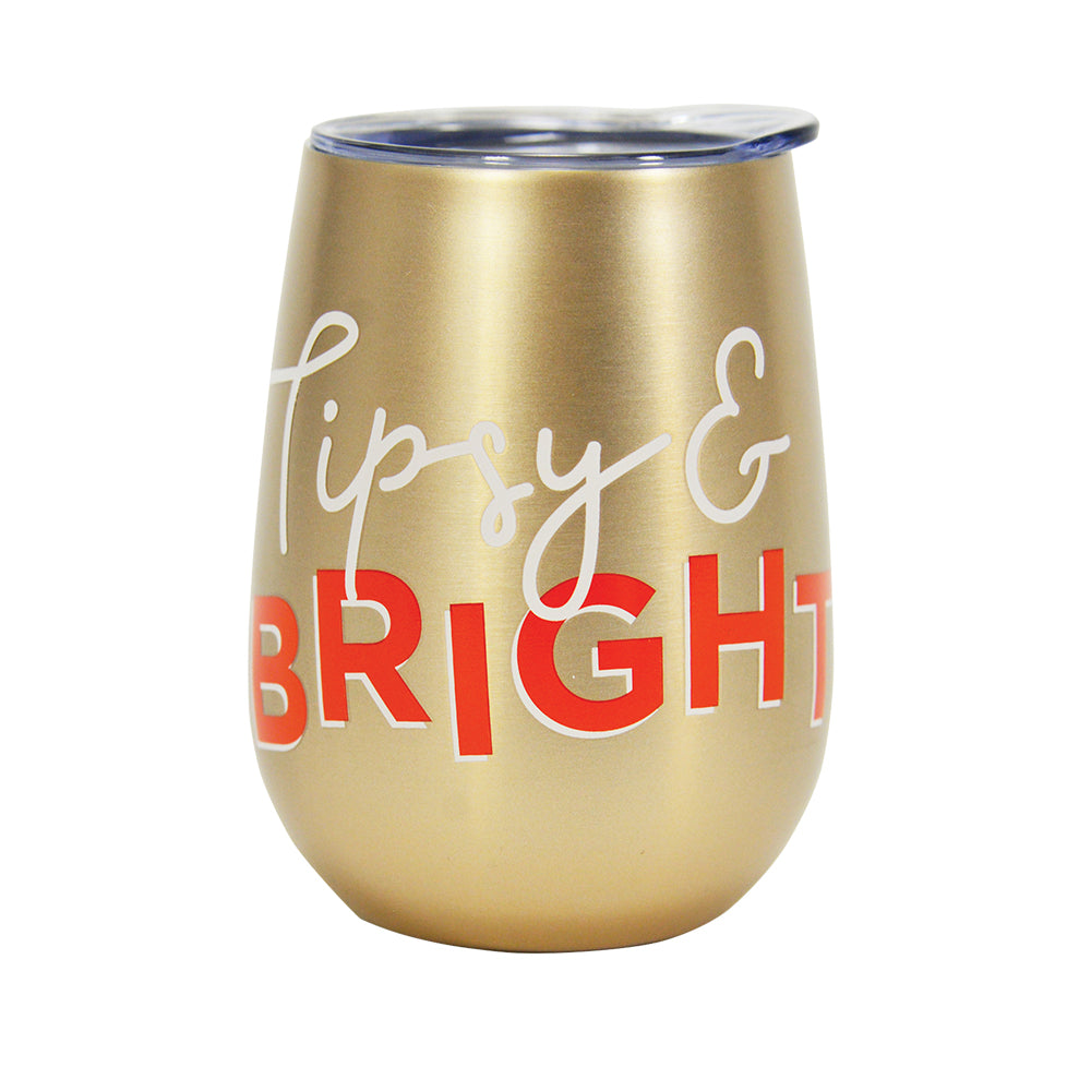 Wine Tumbler - Tipsy & Bright