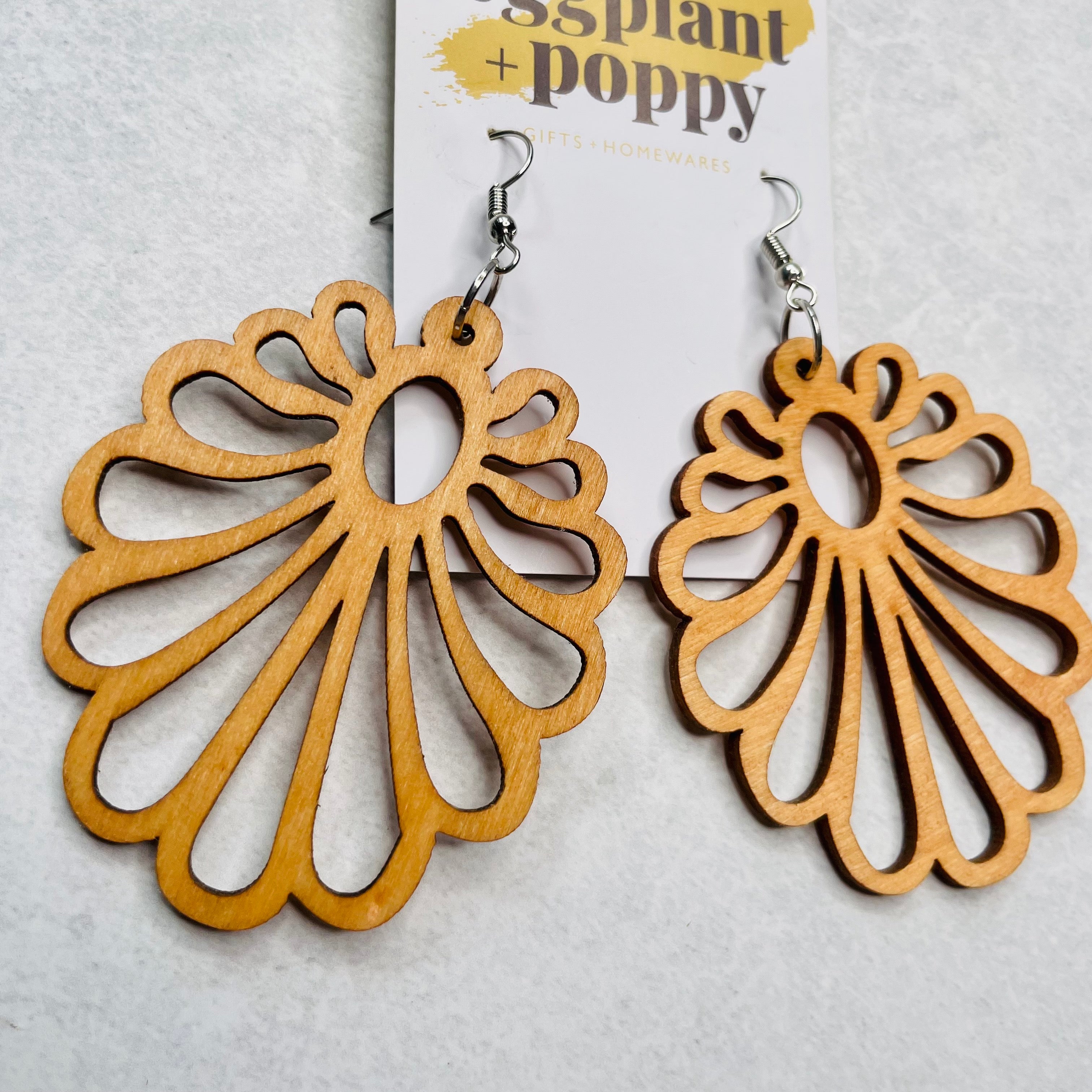 Timber Flora Earrings