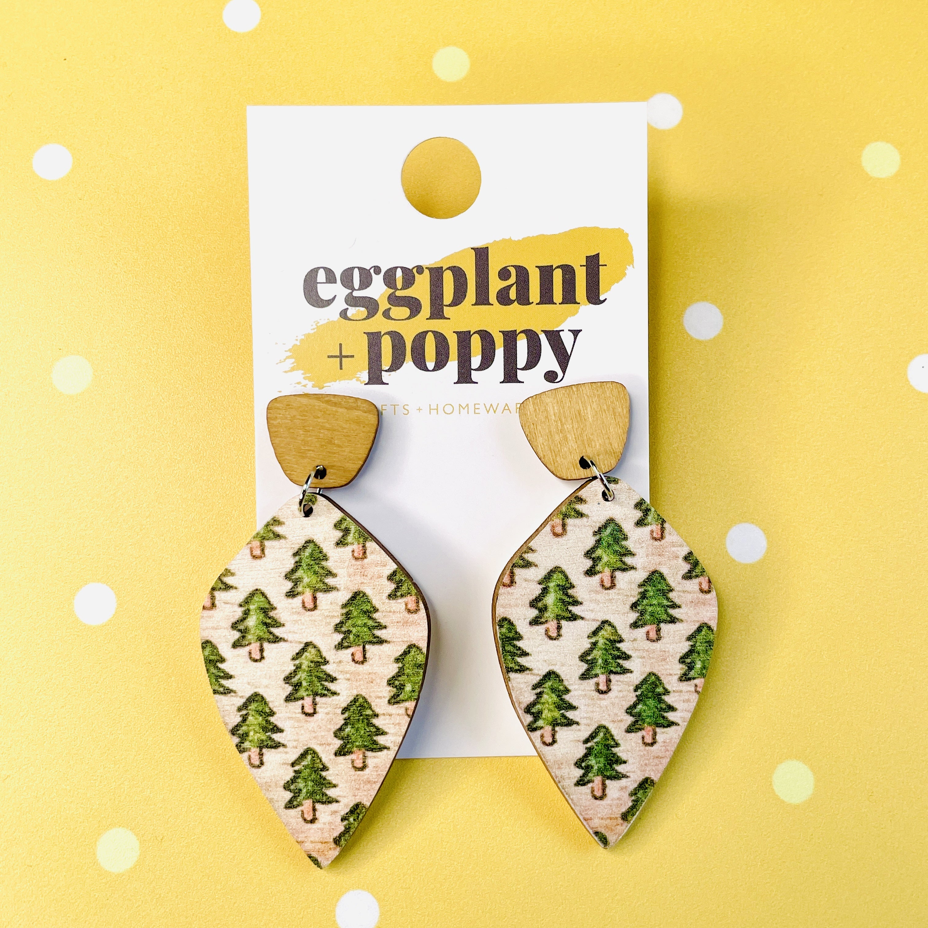 Timber Tree Earrings