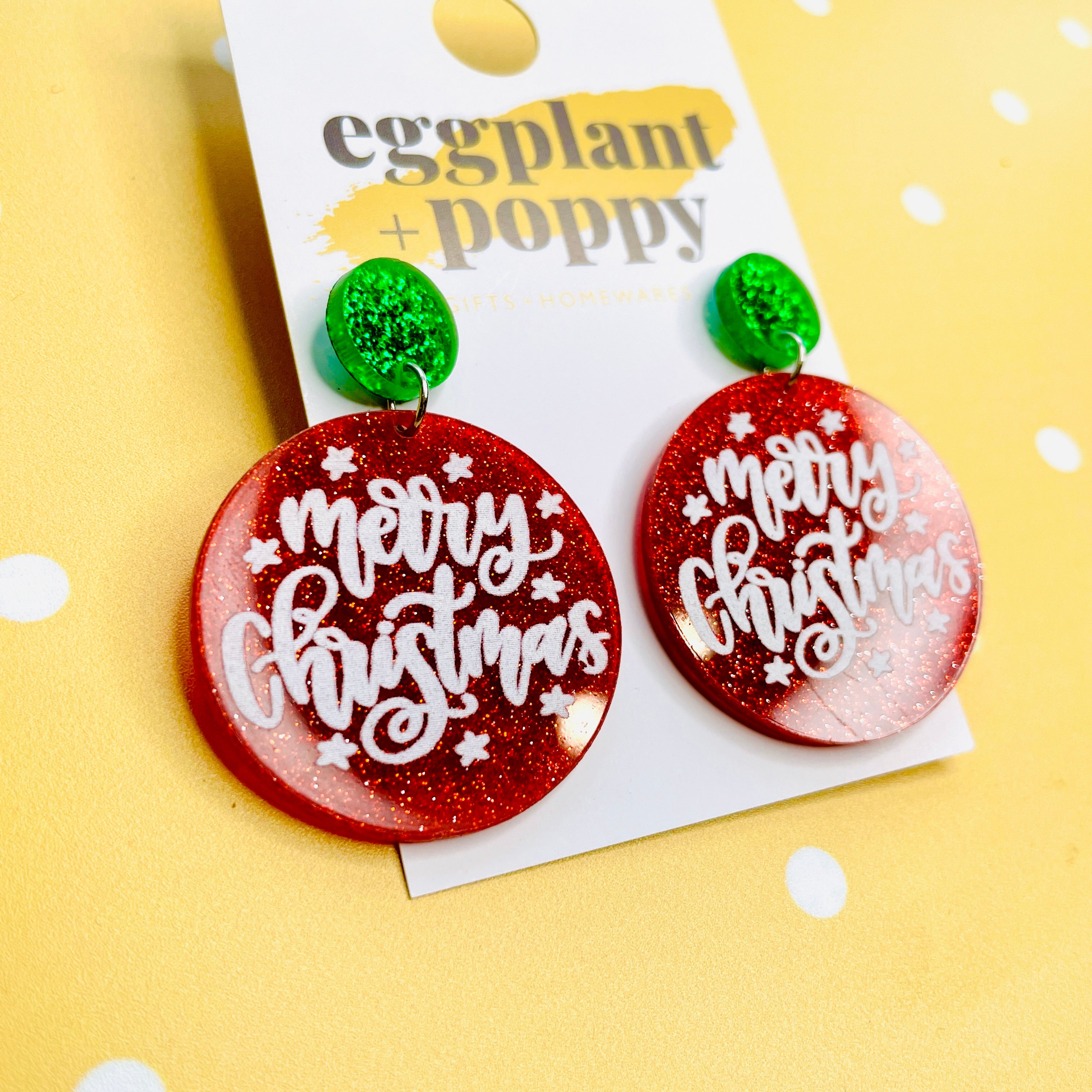 Merry Christmas Earrings