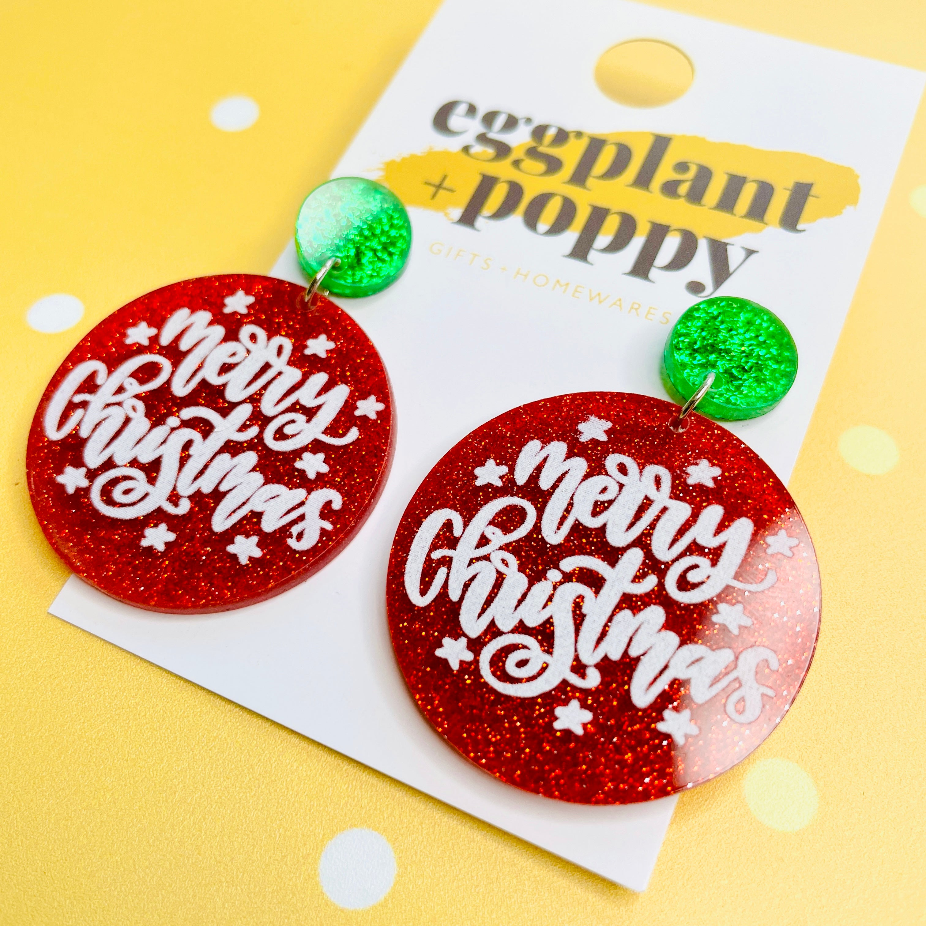 Merry Christmas Earrings