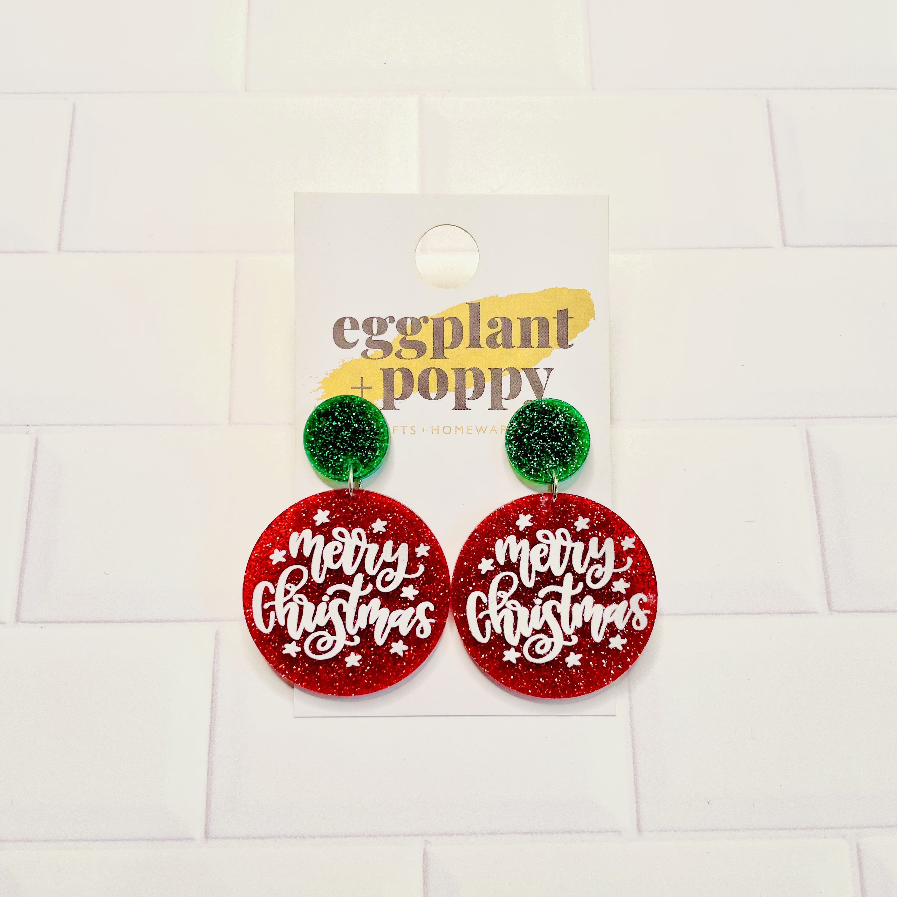 Merry Christmas Earrings