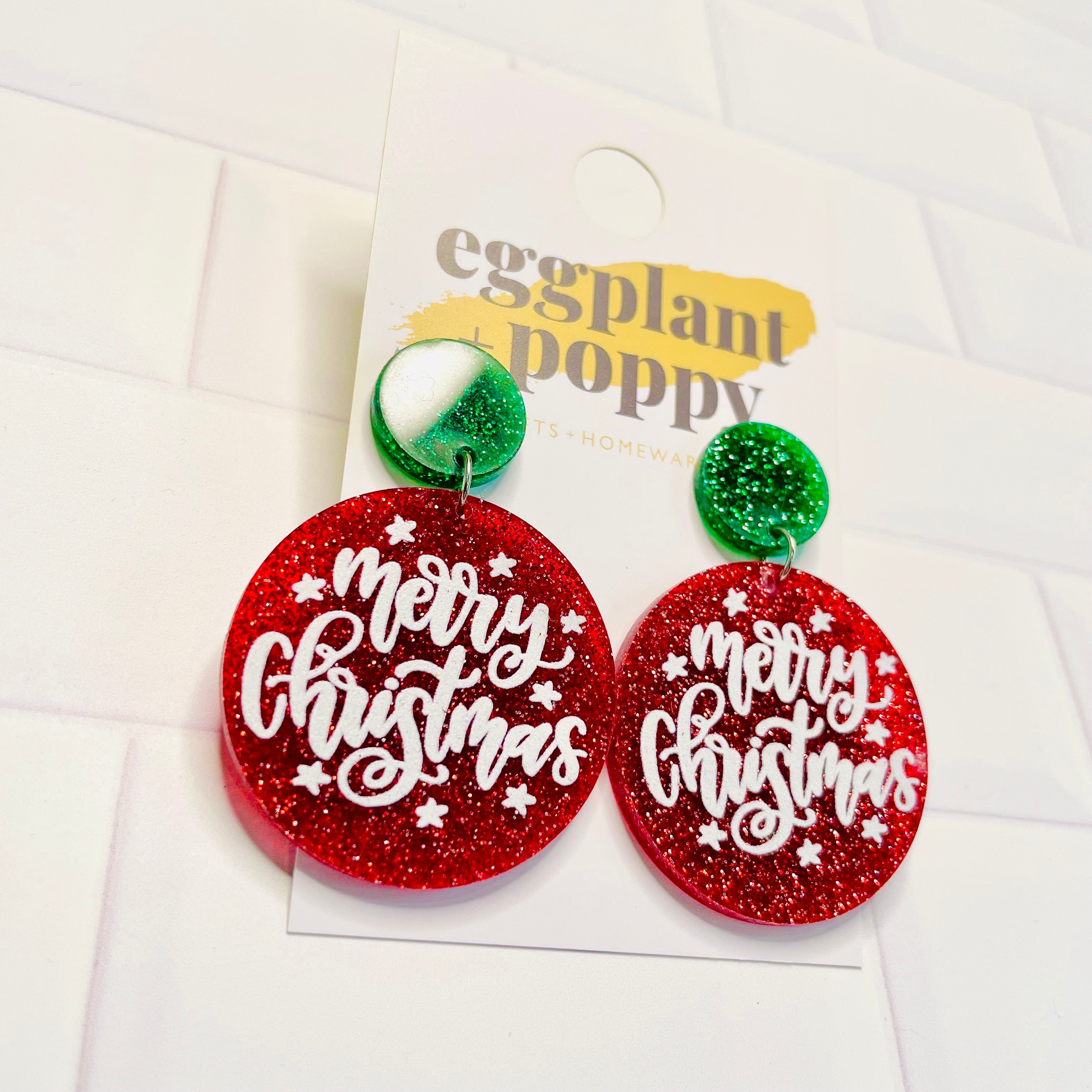 Merry Christmas Earrings