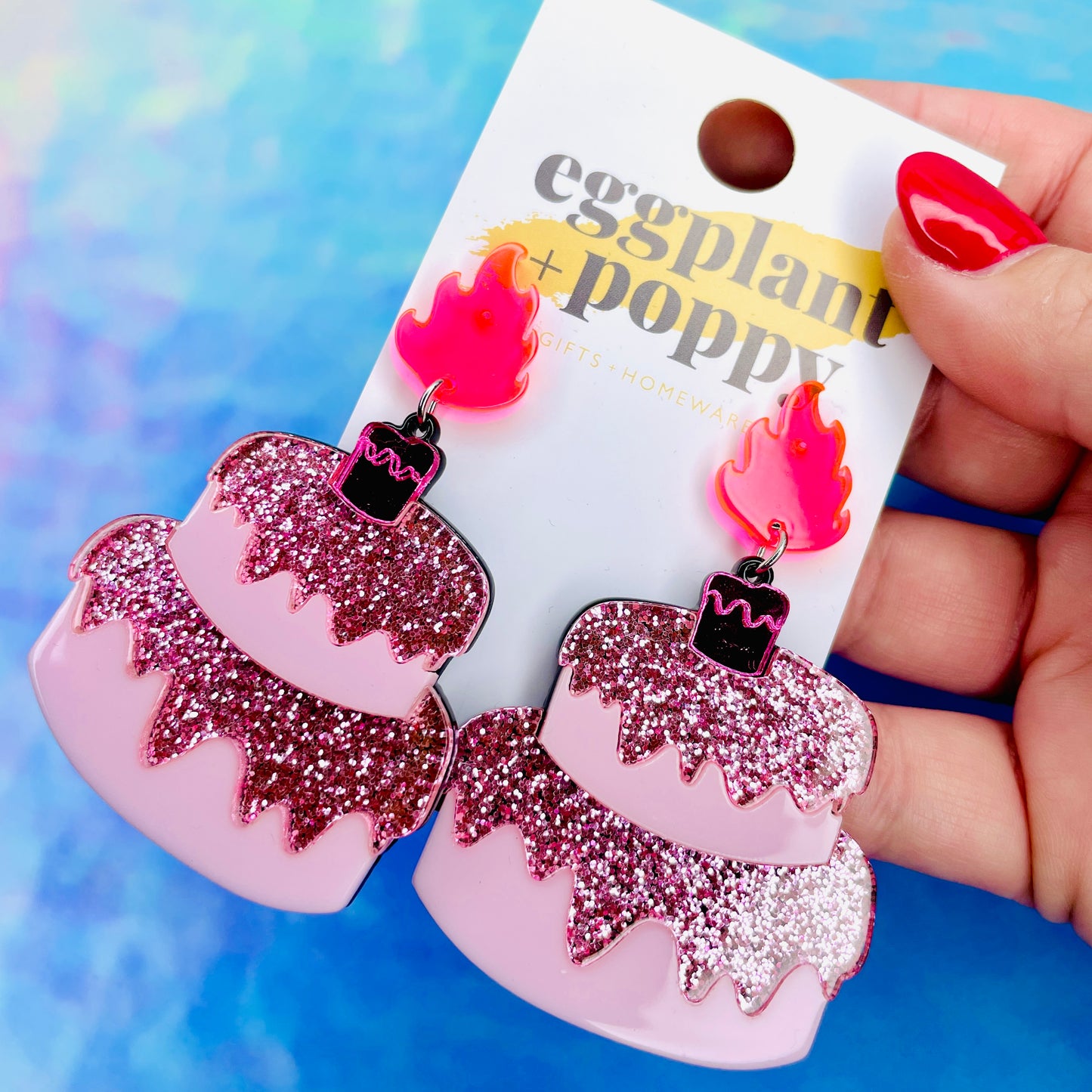 Birthday Cake Earrings