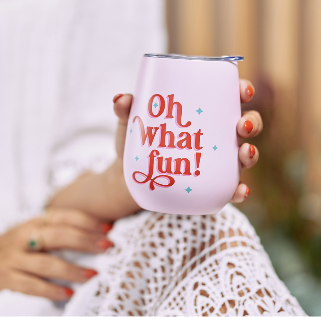 Wine Tumbler - Oh What Fun